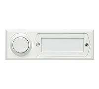 Tasto per campanello 1 parte Grothe 51013 Bianco 12 V/1,5 A