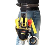 Tasto per utensili a, busta utensile elettrica,Cintura per utensili per la custodia 'utilità - Piccola organizzatore di stoccaggio Oxford Cloth con tasche multiple per l'attacco a clip con cintura