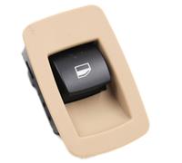 TASTO PULSANTE INTERRUTTORE ALZAVETRO SINGOLO BMW SERIE 5 NERO CORNICE BEIGE