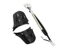 Tasto volante Auto Compatibile Con Kia Per K2 Per Rio 2011 2012 2013 2014 Interruttore Sul Volante Modalità Volume Interruttori Del Telefono Nessun Riscaldamento(Piano black)