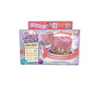Tasty Tinies - Kit da Cucina con 2 Preparazioni per torta Gusto Fragola - Pasticceria Creativa per Bambini da 6 anni - Glassa + Praline Unicorno + Accessori - 25s Cottura a Microonde