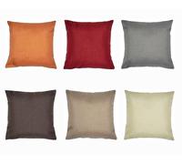 Tata Home Cuscino Divano 45x45 cm Federa Cuscino Divani Cuscino Sfoderabile in Tessuto Canapone Copricuscino Tinta Unita Mod. Fly Colore Beige