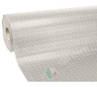 Tata Home Passatoia Zerbino Tappeto Rivestimento Pavimenti in PVC Antiscivolo Flessibile e Resistente Disegno Bollato Larghezza 100 cm Lunghezza 400 cm Colore Grigio