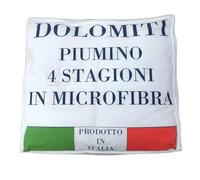 Tata Home Piumino 4 Stagioni Piazza Mezza in Morbida Microfibra Doppio Piumone Unibile con Bottoni per Sacco per Tutte le Stagioni Misura 200x200 cm Made in Italy Mod. Dolomiti