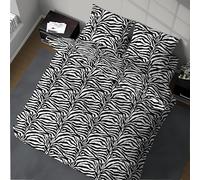 Tata Home Set Copripiumino Piazza Mezza in Cotone con Sacco Piumino 200x200 cm e Federa 50x80 cm Set Copripiumino Made in Italy Fantasia Animalier Mod. Wild Zebrato