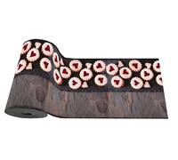 Tata Home Tappeto Cucina Antiscivolo Lavabile Passatoia Cucina Corridoio Camera Ingresso Resistente Tappeto Multiuso al Metro Made in italy 52x150 cm Mod.76 Cuori Frolla