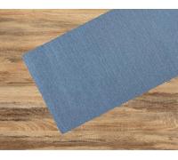 Tata Home Tappeto Cucina in Ciniglia Antiscivolo Lavabile Passatoia Multiuso Corridoio Camera Ingresso Resistente Tappeto al Metro Made in italy 52x300 cm Colore Grigio