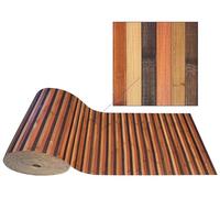 Tata Home Tappeto Passatoia da Cucina Camera o Bagno Bamboo Classico in 100% Bamboo e Fondo in Materiale Antiscivolo misura 50x240 cm Colore Marrone