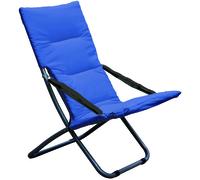 Tata Linda SEDIA PIEGHEVOLE CAPRI cm. 83x50x93 h col. Blu
