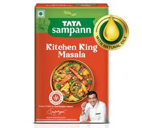 Tata Sampann Kitchen King Masala con oli naturali, 100 g, prodotto dallo chef Sanjeev Kapoor, con consigli esclusivi del boss, aroma ricco e sapore
