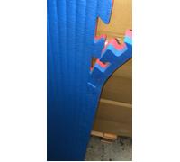 TATAMI ALTA DENSITA PUZZLE IN EVA 100x100x2 cm ROSSO BLU , N° 4 PEZZI €84,00