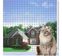 Tatamiyya Rete per gatti per balcone, rete per gatti, 10 x 3 m, con filo rinforzato, robusta e resistente agli strappi, ai raggi UV e alle intemperie, per balconi, terrazze e finestre (verde oliva)