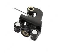 TATARENGS Rullo Guida Porta Auto Compatibile con Nissan per Interstar X70 2002 2003 2004 2005 2006 2007 2008 2009 7700352379 Set Cerniere Guida Rullo Porta Scorrevole Centrale Destra Auto