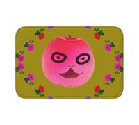 TATAUU Funny Face Peach Hem Pad 40x60 Morbido e confortevole, antiscivolo e resistente all'usura, con vari motivi, adatto per casa e ufficio.