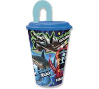TATAWAY Bicchiere Sport Con Cannuccia 430 Ml Brainrot Per Bambini Auto