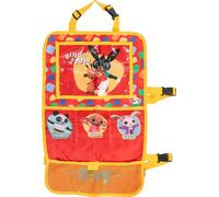 Tataway Bing Proteggisedile portaoggetti Tablet Organizer auto per bambini di colore rosso con i simpatici Bing, Flop, Pando, Sula e Coco