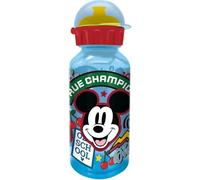 Tataway Borraccia Mickey 370 ml - Bottiglia per Bambini con Chiusura Sicura Antigoccia e Beccuccio Facile da Usare, Realizzata in Plastica Resistente con Grafica Disney Ufficiale per Scuola e Sport