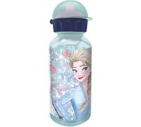 Tataway Borraccia scuola 370 ml Frozen, bottiglia Disney senza BPA, leggera e riutilizzabile, tappo ermetico, ideale per bambini a scuola, viaggi e attività all’aperto