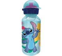 TATAWAY Borraccia Scuola Bambini 370 ml Stitch Disney in Plastica Senza BPA - Bottiglia Leggera con Tappo a Scatto, Design Antigoccia, Perfetta per Asilo, Elementari, Gite e Tempo Libero