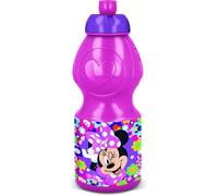 Tataway borraccia sport 400 ml Minnie Bold Florals: leggera, riutilizzabile e pratica per ogni giorno, con un design floreale elegante dedicato alla dolce Minnie Mouse