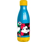 Disney Borraccia azzurra per bambini in plastica Mickey Mouse Topolino 560 ml con tappo a vite