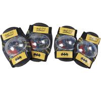 Kit di protezione bici gomitiere ginocchiere bambino Batman uomo pipistrello DC