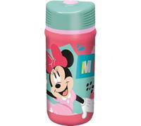 Borraccia 390 ml con chiusura antigoccia in plastica per bambine Minnie
