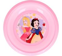 Tataway Disney Ciotola rosa per bambine in plastica Principesse resistente agli urti accidentali e riutilizzabile