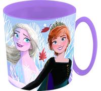 Tataway Disney Frozen- Tazza 390 ml per Microonde Frozen Autumn Leaves | Tazza in Plastica Resistente, Leggera, Lavabile in Lavastoviglie
