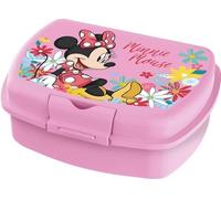 Disney Sandwich Box rosa per bambine in plastica Minnie utile per portare la merenda fuori casa