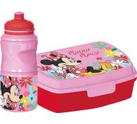 Set borraccia da 380 ml e Sandwich Box per bambini in plastica Minnie