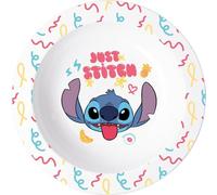 Tataway Disney Stitch Ciotola per Microonde - Ciotola Grande in Plastica per Zuppe, Pasta e Cereali | Resistente, Leggera, Facile da Pulire