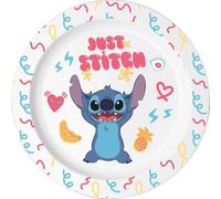 Tataway Disney Stitch Piatto Fondo per Microonde - Piatto in Plastica Resistente per Zuppe e Pasta | Leggero, Sicuro, Lavabile in Lavastoviglie