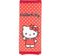 Tataway Hello Kitty Passacintura Auto Bambina Rosso A Pois Copri Cintura Di Sicurezza - Imbottito Con Chiusura A Velcro Per Maggiore Comfort In Viaggio