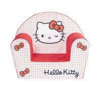 Tataway Poltroncina Hello Kitty per Bambine - Sedia da Cameretta Ergonomica e Sfoderabile, Design Rosa e Bianco con Personaggio Ufficiale Sanrio, Comfort e Stile per Arredo Infantile
