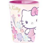 TataWay in viaggio si cresce Bicchiere Hello Kitty 260 ml - Design Adorabile e Sicuro per Bambini, Perfetto per Acqua, Succhi e Bevande