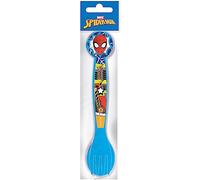 Marvel Set 2 posate blu per bambini in plastica Spiderman Uomo Ragno cucchiaio e forchetta