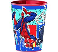 Tataway Marvel Spiderman - Bicchiere 260 ml Easy Spiderman Mob Rules | Bicchiere in Plastica Resistente, Leggero, Lavabile in Lavastoviglie