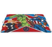 Marvel Tovaglietta individuale blu e rossa per bambini in plastica Avengers Thor Hulk Captain America