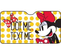 Tataway parasole anteriore parabrezza auto SUV 150x80 cm Minnie - Protezione solare efficace con grafica ufficiale Disney per bambine, resistente e facile da usare