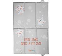 Tataway Piano Cambio Pieghevole Portatile per Neonati, Fasciatoio da Viaggio Impermeabile e Compatto, Con Tasche Organizer, Morbido e Lavabile, Ideale per Uscite e Viaggi