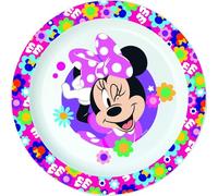 TATAWAY piatto fondo Microwave Minnie Bold Florals: design elegante Disney, adatto a microonde, resistente e ideale per un servizio di tavola funzionale e raffinato.