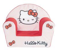 Tataway Poltroncina Hello Kitty per Bambine - Sedia da Cameretta Ergonomica e Sfoderabile, Design Rosa e Bianco con Personaggio Ufficiale Sanrio, Comfort e Stile per Arredo Infantile