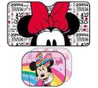 TATAWAY Set Disney Minnie parasole anteriore auto e coppia di tendine laterali