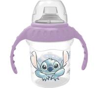 TATAWAY tazza da Viaggio 250 ml, Design Disney Stitch, Coperchio Antigoccia, Portatile.