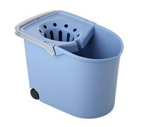 TATAY 1103200, Secchio lavapavimenti con scolapiatti e su ruote, Blu, 25.50x38.20x28.00 cm