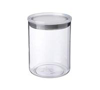 Tatay 1125201 Scatola alimentare rotonda plastica 12,5 x 12,5 x 17 cm 1,5 l, Plastica, trasparente/grigio, 12,5 x 12,5 x 17 cm