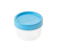 TATAY 1160760 Scatola CONSERVAZIONE con Chiusura A Vite 0,2 L Tonda Bianco, Blu, 8.5 x 8.5 x 6 cm