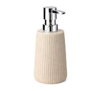 TATAY 6360200 Saigon Dosatore Sapone Liquido in Poliresina Beige, 7.7x7.7x16.6 cm