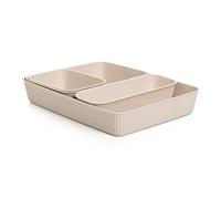 Tatay Set di 4 Organizer (1 Unità Slim + 1 Unità A6 + 1 Unità A5 + 1 Unità A4) Baobab ECOHOME, Polipropilene, Senza BPA, Materiali Riciclati al 100%